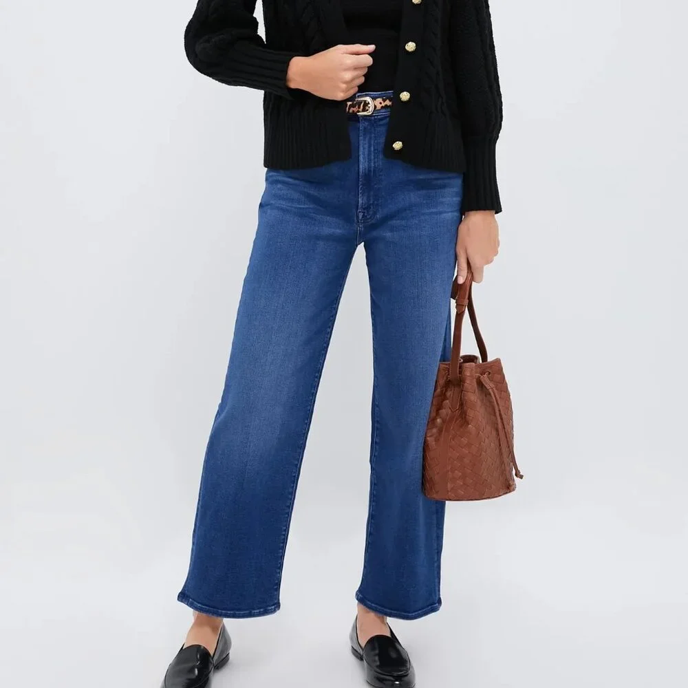 MOTHER The Spitfire Ankle Jean in dark wash (Whatever you Want) - Picture 2 of 5